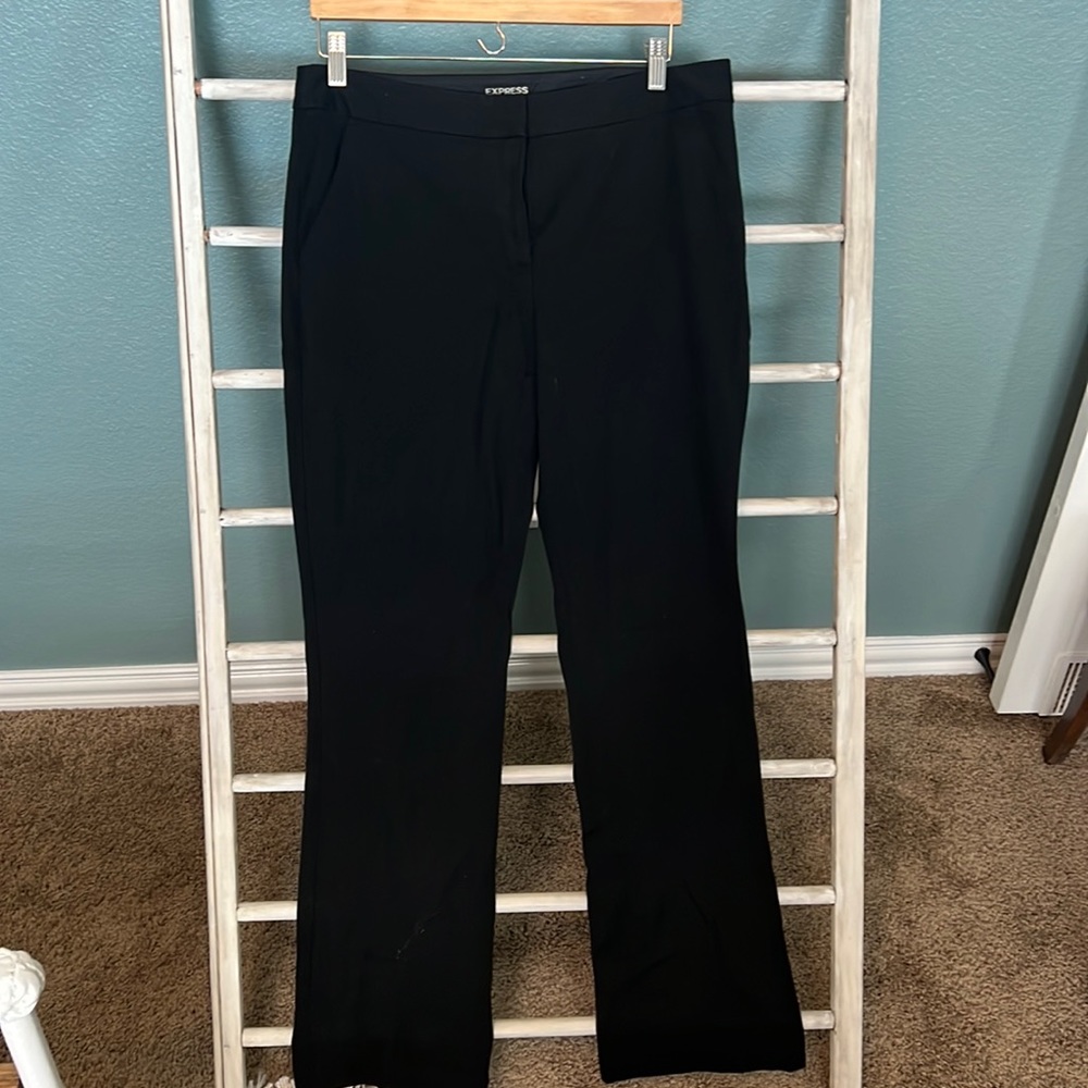 Express Mid Rise Straight Leg Columnist Pant sz 10R